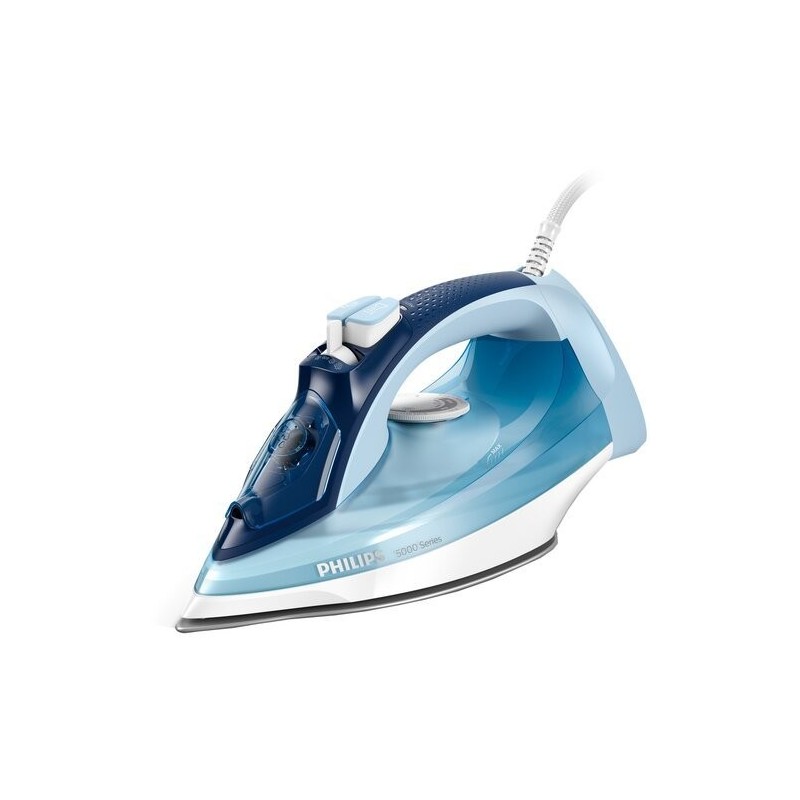 Philips 5000 series DST5030 Dampstrygejern 2400W Blå Hvid